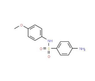 4-Amino-N-(4-methoxy-phenyl)-benzenesulfonamide (CAS 19837-74-2) - chemical structure image