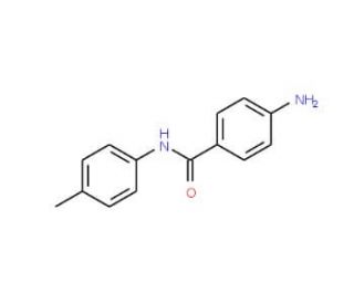 4-Amino-N-(4-methylphenyl)benzamide (CAS 955-96-4) - chemical structure image