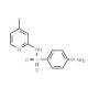 4-Amino-N-(4-methylpyridin-2-yl)benzenesulfonamide - chemical structure image