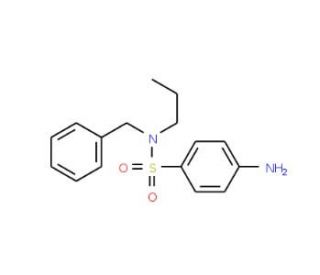 4-amino-N-benzyl-N-propylbenzenesulfonamide - chemical structure image