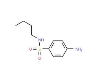 4-amino-N-butylbenzenesulfonamide (CAS 1829-82-9) - chemical structure image