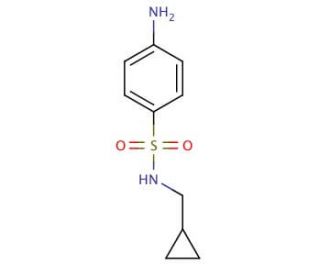 4-amino-N-(cyclopropylmethyl)benzenesulfonamide - chemical structure image
