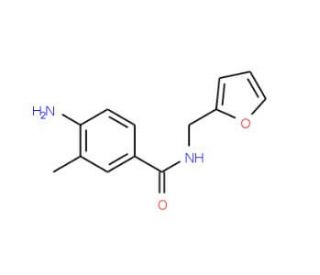 4-amino-N-(furan-2-ylmethyl)-3-methylbenzamide - chemical structure image