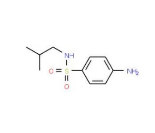 4-Amino-N-isobutylbenzenesulfonamide - chemical structure image