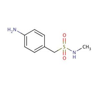 4-Amino-N-methyl-&alpha;-toluenesulfonamide (CAS 109903-35-7) - chemical structure image