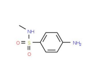 4-Amino-N-methyl-benzenesulfonamide (CAS 1709-52-0) - chemical structure image