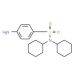 4-amino-N,N-dicyclohexylbenzenesulfonamide - chemical structure image