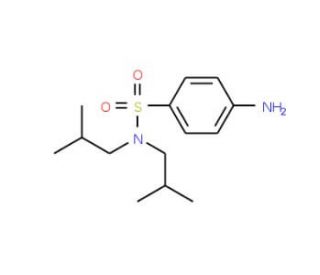 4-amino-N,N-diisobutylbenzenesulfonamide - chemical structure image