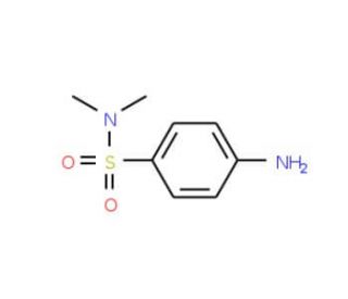 4-Amino-N,N-dimethyl-benzenesulfonamide (CAS 1709-59-7) - chemical structure image