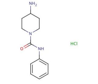 4-amino-N-phenylpiperidine-1-carboxamide hydrochloride - chemical structure image