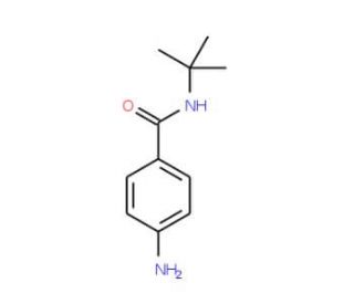 4-Amino-N-(tert-butyl)benzamide (CAS 93483-71-7) - chemical structure image