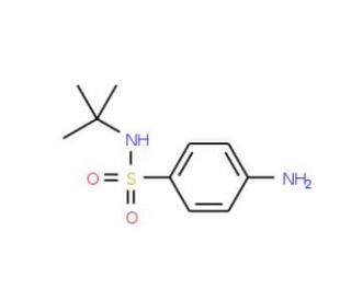 4-Amino-N-(tert-butyl)benzenesulfonamide (CAS 209917-48-6) - chemical structure image