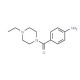 (4-Amino-phenyl)-(4-ethyl-piperazin-1-yl)-methanone (CAS 21312-41-4) - chemical structure image