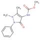 4-Aminoantipyrine N-Carbamic Acid Methyl Ester - chemical structure image