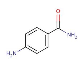 4-Aminobenzamide (CAS 2835-68-9) - chemical structure image