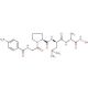 4-Aminobenzoyl-Gly-Pro-D-Leu-D-Ala hydroxamic acid (CAS 124168-73-6) - chemical structure image