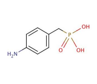 4-Aminobenzylphosphonic acid (CAS 5424-27-1) - chemical structure image