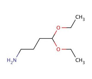 4-Aminobutyraldehyde diethyl acetal (CAS 6346-09-4) - chemical structure image