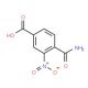 4-Aminocarbonyl-3-nitrobenzoic acid (CAS 87594-59-0) - chemical structure image
