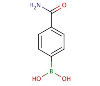 4-Aminocarbonylphenylboronic acid (CAS 123088-59-5) - chemical structure image