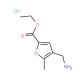 4-Aminomethyl-5-methyl-furan-2-carboxylic acid ethyl ester hydrochloride - chemical structure image