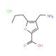 4-Aminomethyl-5-propyl-furan-2-carboxylic acid hydrochloride - chemical structure image