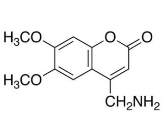 4-(Aminomethyl)-6,7-dimethoxycoumarin (CAS 849042-47-3) - chemical structure image