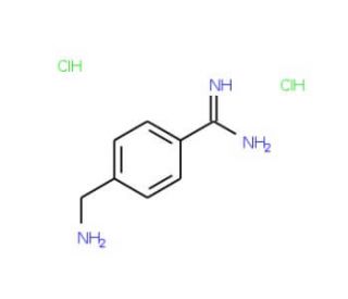 4-Aminomethyl benzamidine dihydrochloride (CAS 32797-61-8) - chemical structure image