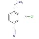 4-(Aminomethyl)benzonitrile hydrochloride (CAS 15996-76-6) - chemical structure image