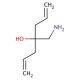 4-Aminomethyl-hepta-1,6-dien-4-ol (CAS 44866-40-2) - chemical structure image