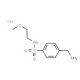 4-(aminomethyl)-N-(2-methoxyethyl)benzene-1-sulfonamide hydrochloride - chemical structure image
