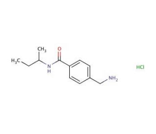 4-(aminomethyl)-N-(butan-2-yl)benzamide hydrochloride - chemical structure image