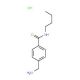 4-(aminomethyl)-N-butylbenzamide hydrochloride - chemical structure image
