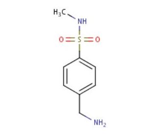 4-(aminomethyl)-N-methylbenzenesulfonamide (CAS 101252-53-3) - chemical structure image