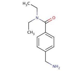 4-(aminomethyl)-N,N-diethylbenzamide - chemical structure image