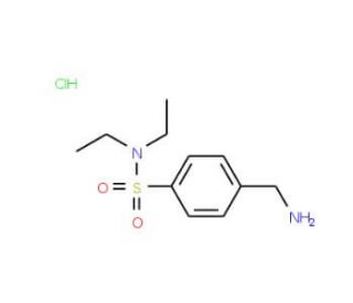 4-(aminomethyl)-N,N-diethylbenzenesulfonamide hydrochloride - chemical structure image