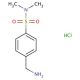 4-(aminomethyl)-N,N-dimethylbenzene-1-sulfonamide hydrochloride - chemical structure image