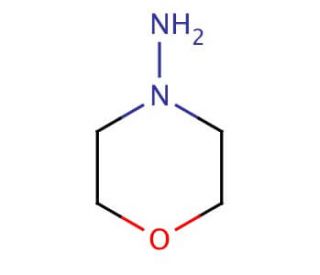 4-Aminomorpholine (CAS 4319-49-7) - chemical structure image