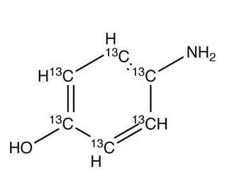 4-Aminophenol-13C6 (CAS 123-30-8) - chemical structure image