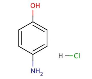 4-Aminophenol hydrochloride (CAS 51-78-5) - chemical structure image