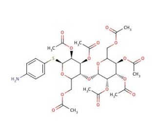 4-Aminophenyl 2,3,6-Tri-O-acetyl-4-O-(2,3,4,6-tetra-O-acetyl-&beta;-D-glucopyranosyl)-&beta;-D-glucopyranoside (CAS 68636-50-0) - chemi
