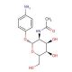 4-Aminophenyl 2-Acetamido-2-deoxy-α-D-galactopyranoside Hydrochloride (CAS 210049-16-4) - chemical structure image