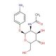 4-Aminophenyl 2-Acetamido-2-deoxy-β-D-glucopyranoside (CAS 14419-59-1) - chemical structure image