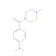 (4-Aminophenyl)(4-methylpiperazin-1-yl)methanone (CAS 55121-99-8) - chemical structure image