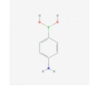 4-Aminophenylboronic acid (CAS 89415-43-0) - chemical structure image