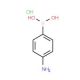 4-Aminophenylboronic acid hydrochloride (CAS 80460-73-7) - chemical structure image