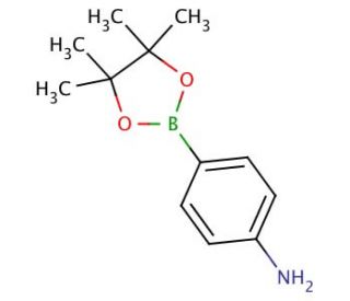 4-Aminophenylboronic acid pinacol ester (CAS 214360-73-3) - chemical structure image