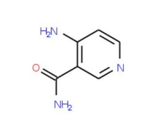 4-Aminopyridine-3-carboxamide (CAS 7418-66-8) - chemical structure image