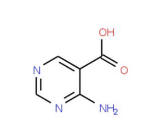 4-Aminopyrimidine-5-carboxylic acid (CAS 20737-41-1) - chemical structure image