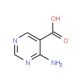 4-Aminopyrimidine-5-carboxylic acid (CAS 20737-41-1) - chemical structure image